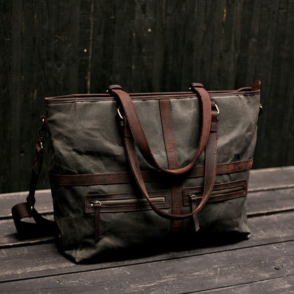 BUILFORD（ビルフォード）の「May Vintage Tote Bag Dark Oak（Bags）」