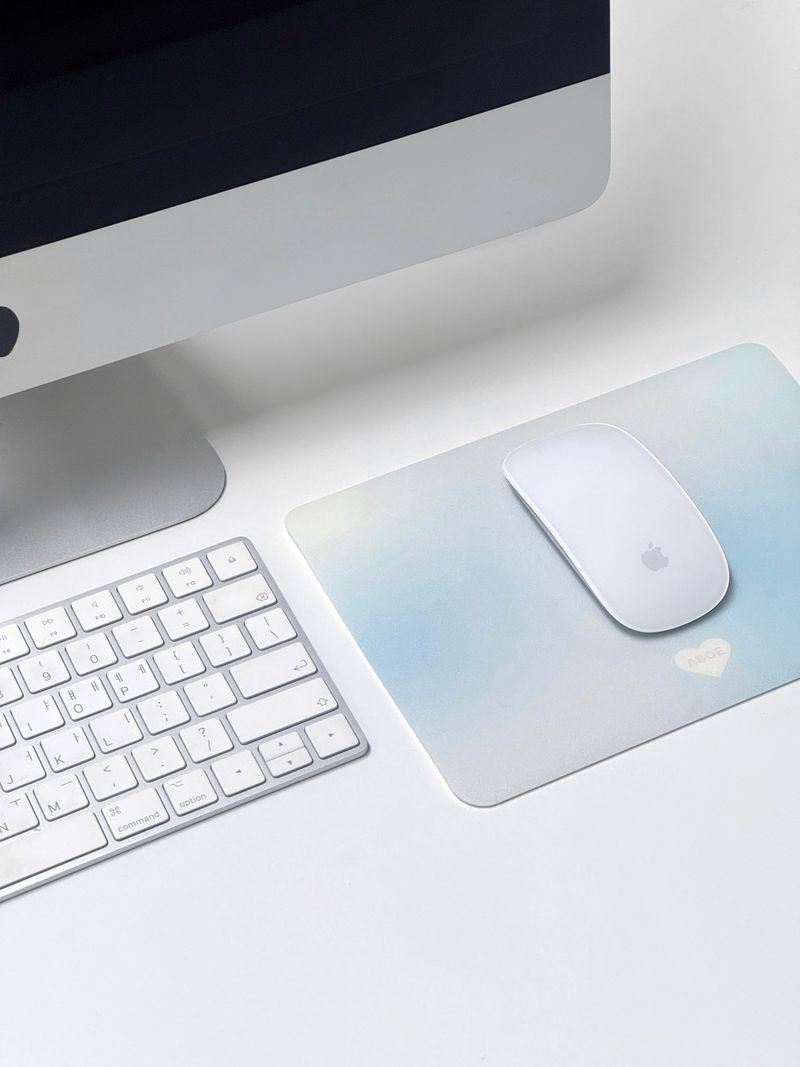 BLUE BLUR Mouse Pad