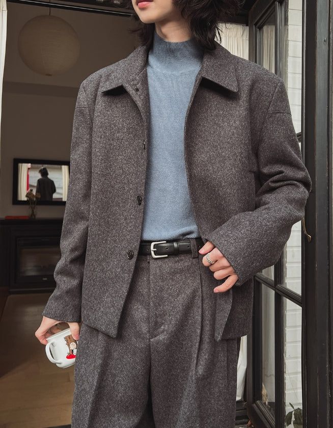 Etsi Wool Crop Jacket