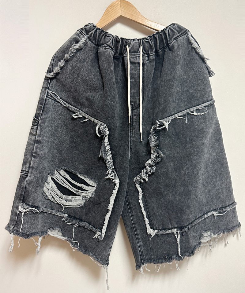 CARPENTER STRAP POINT DEMI WASH BERMUDA💙🖤 - 2 COLORS