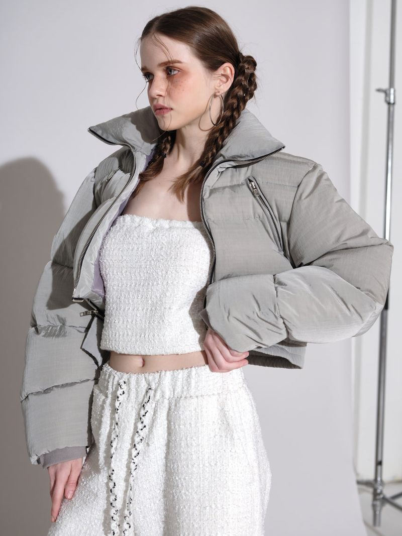 DUCK DOWN CROPPED JACKET
