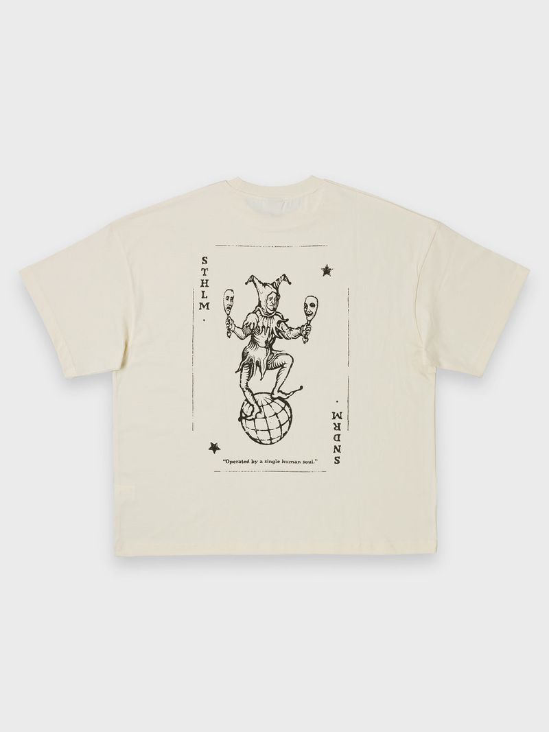 stockholm syndrome（ストックホルムシンドローム）の「ジョーカーTシャツ - クリーム（トップス）」
