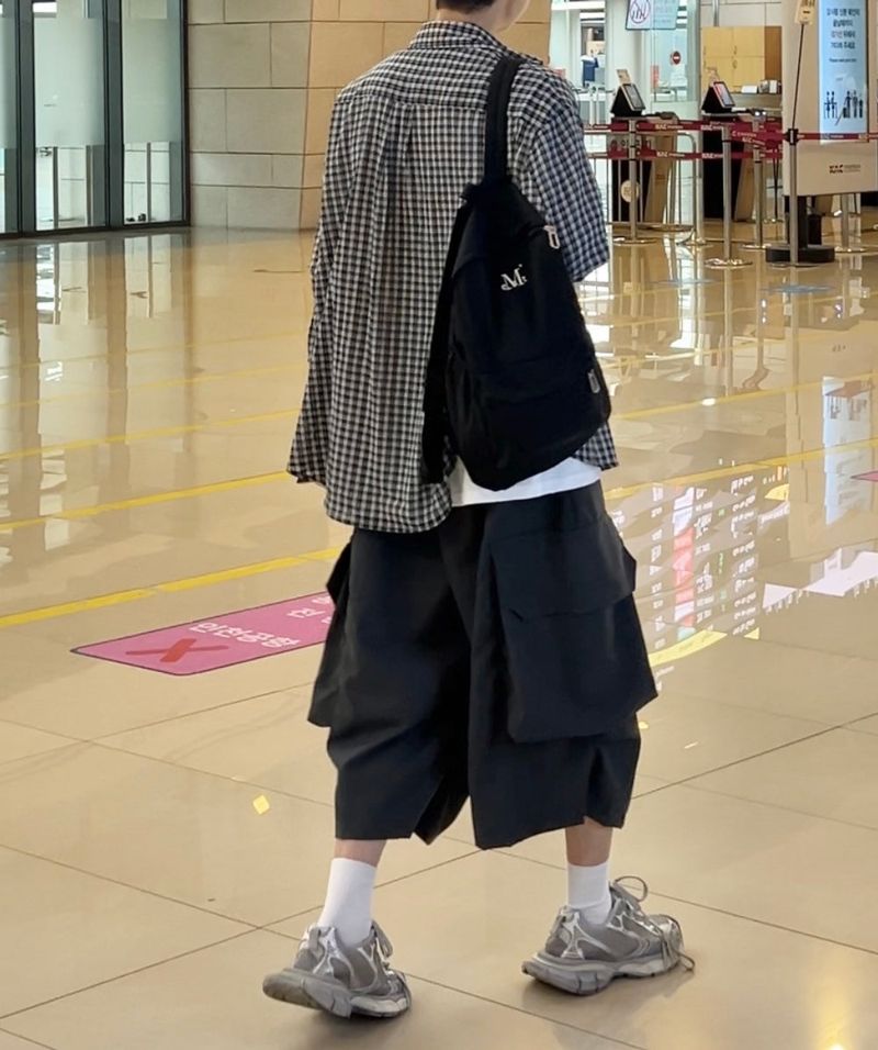 Russ check linen shirts