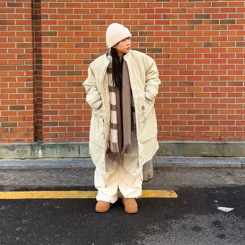 Oversized Fishtail Parka Puffer Jacket (8oz)