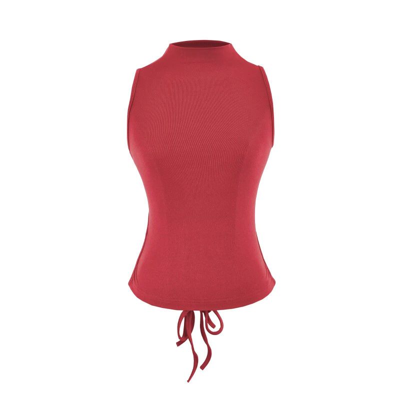 Leona Mock Neck Sleeveless