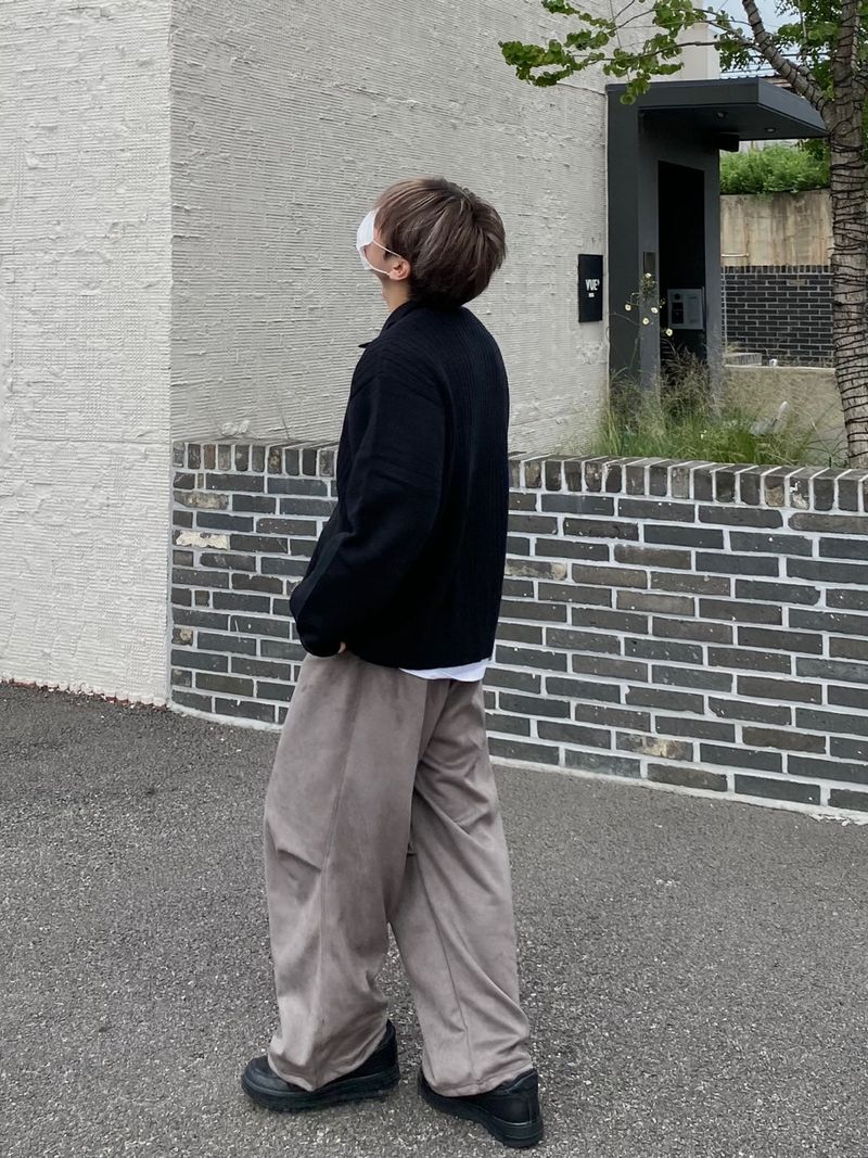 Dan Suede Balloon Pants 3C