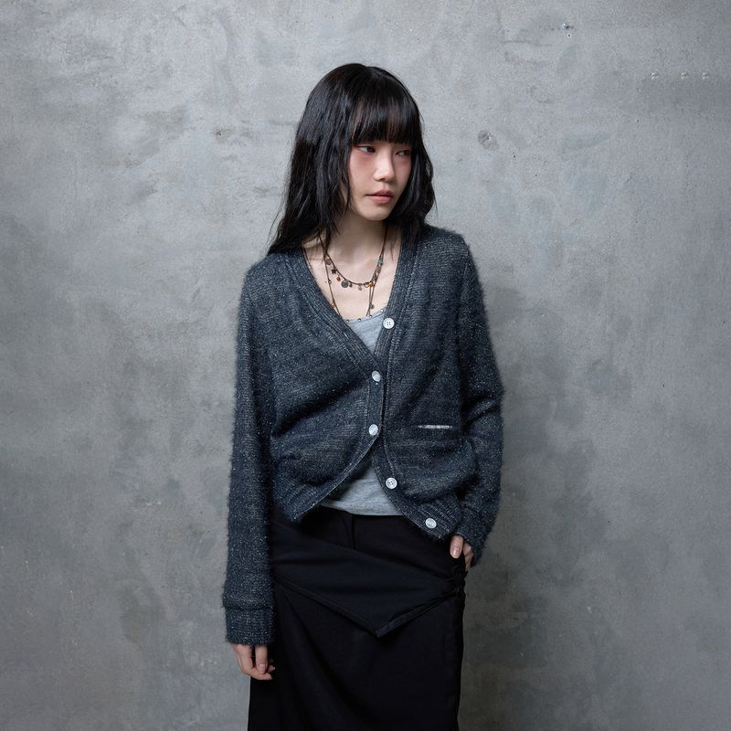 MISTY GLITTER CARDIGAN