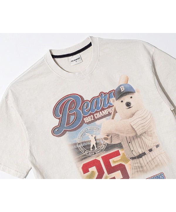 OC Bear Champ EC Washed Tee (Ecru)