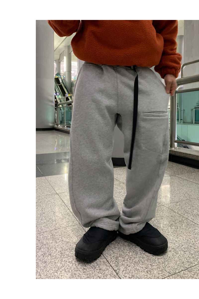 sobaq（ソバック）の「[Sweat ver.] Belt curve pants（Pants）」