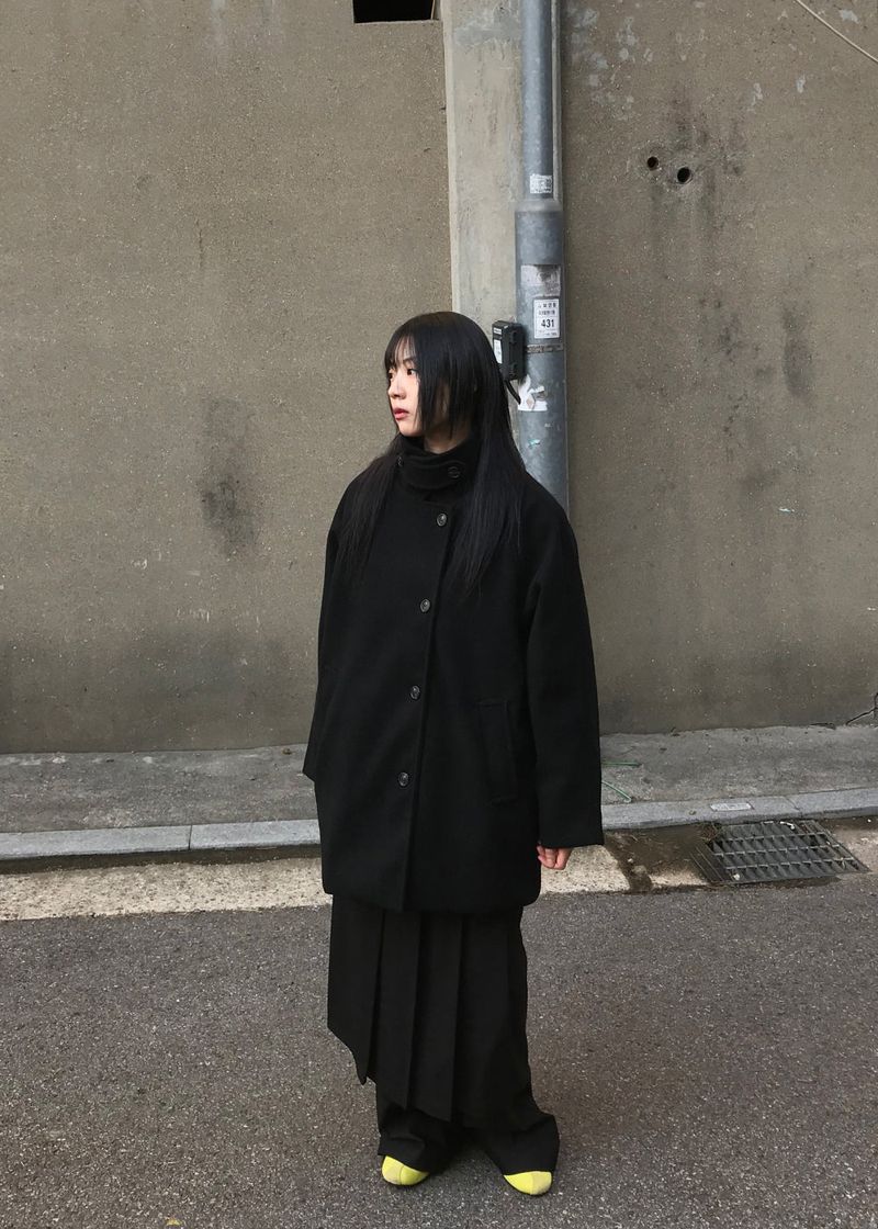  HIGHNECK HALF COAT