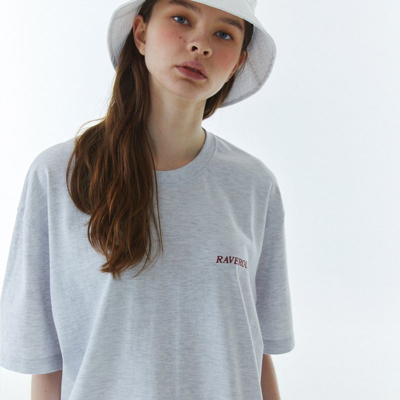 Shape Logo T-Shirt Melange Gray