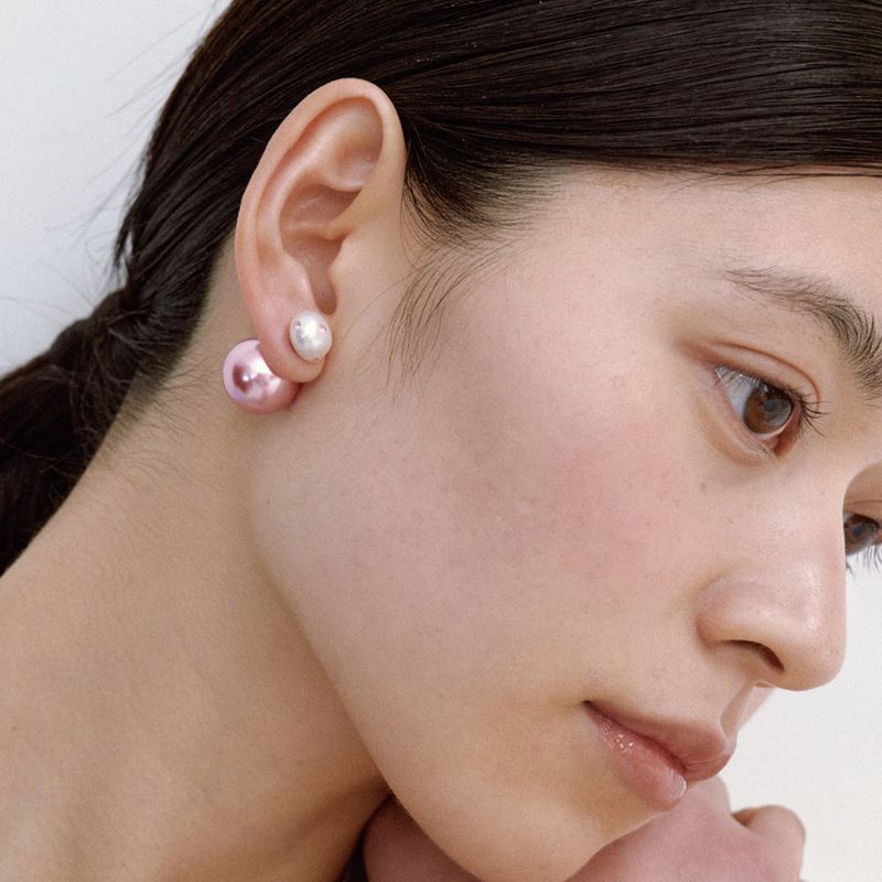PEARLSONATE（パーソネイト）の「アショアイヤリング　ライトピンク（アクセサリー）」
