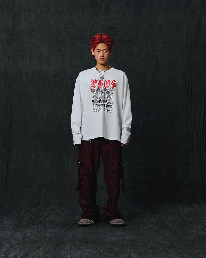 Hazzard002 Michael long sleeved/White