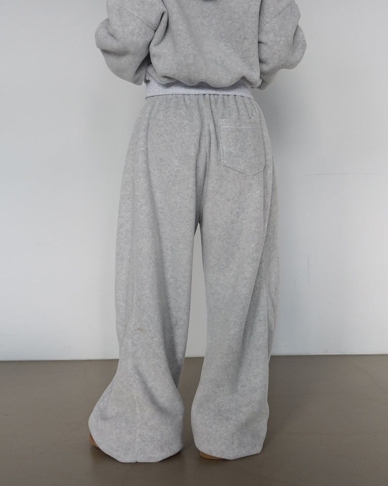 Pleasantly Thick fleece jogger & wide pants