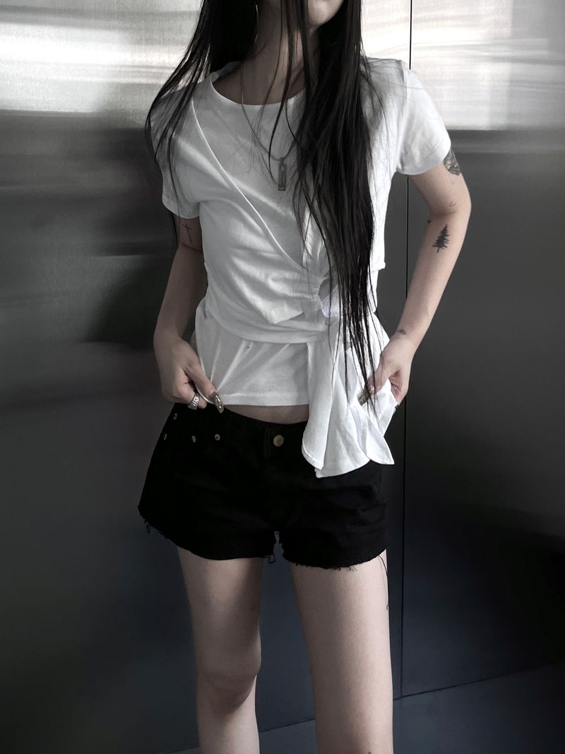 layered twist wrap strap T (2color)