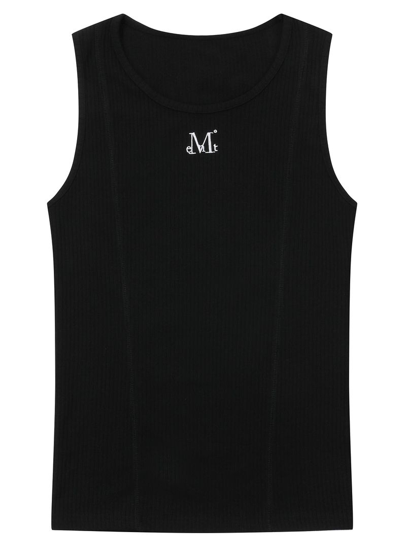 DETAIL U-NECK SIGNATURE SLEEVELESS (2color)