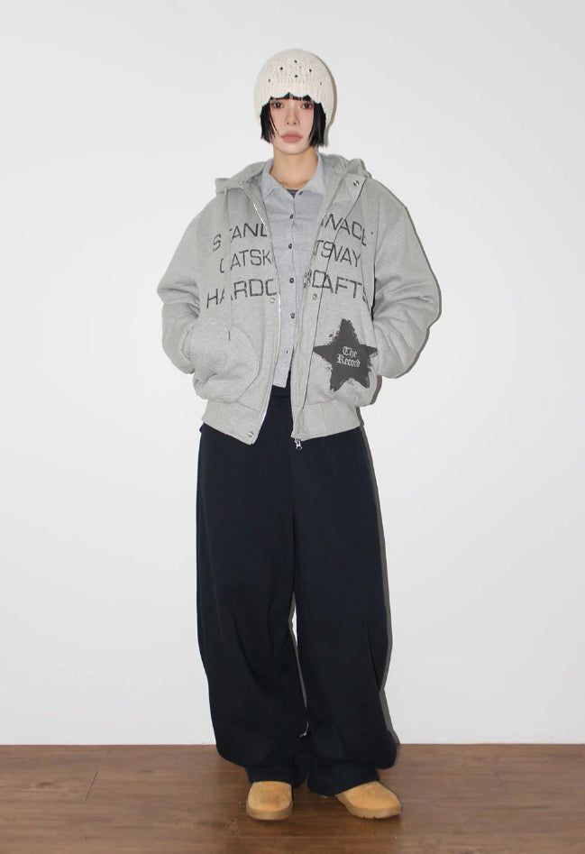 (Lining Brushed) STAR STUD SWEAT PANTS