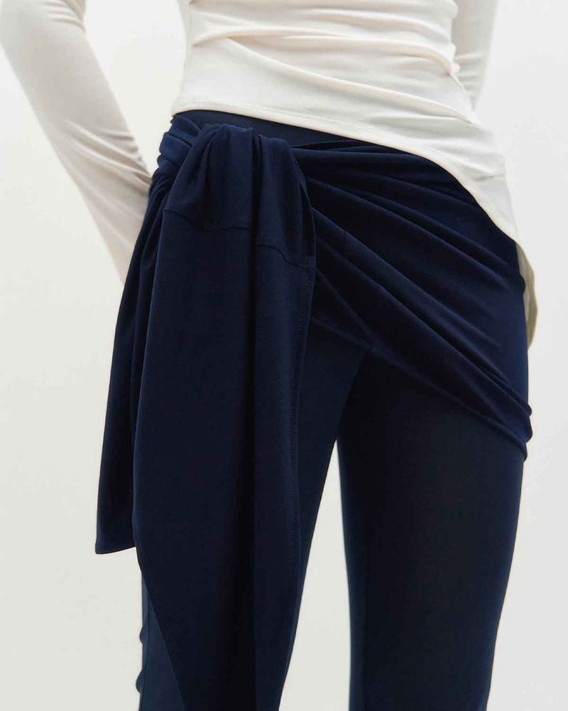 Layered Wrap Tie _ IVORY