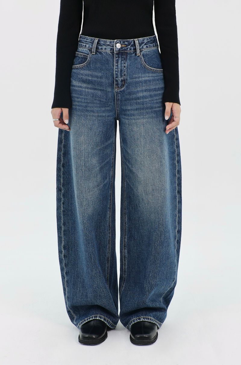 CLASSIC CURVED FIT DENIM_BLUE code 26006