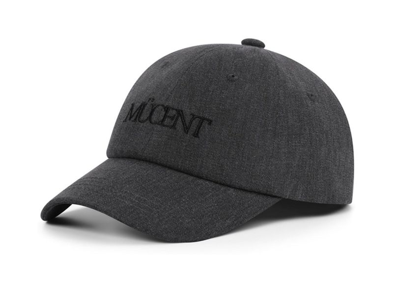 MUCENT シグニチャーレタリングロゴボールキャップ
