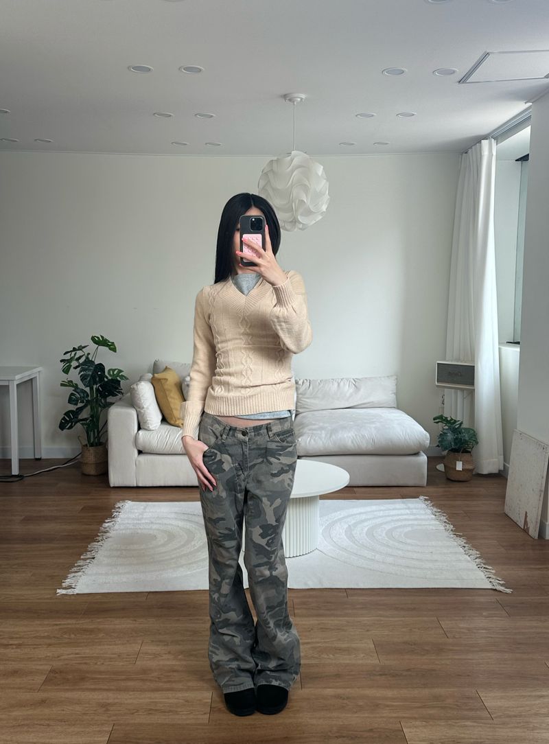 camo boots cut pants