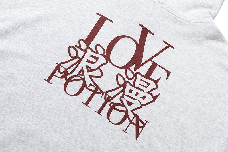 LOVE HOODIE_LIGHT GREY