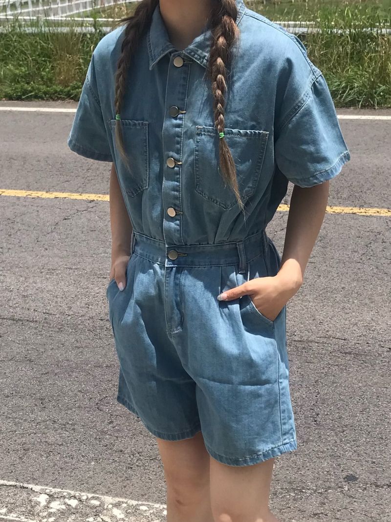 Marina denim jumpsuit