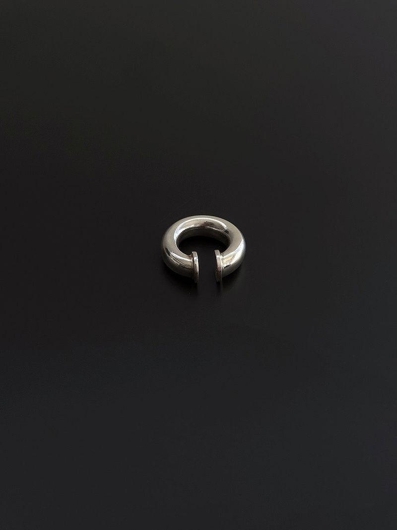 [925silver] Basic bold earcuff