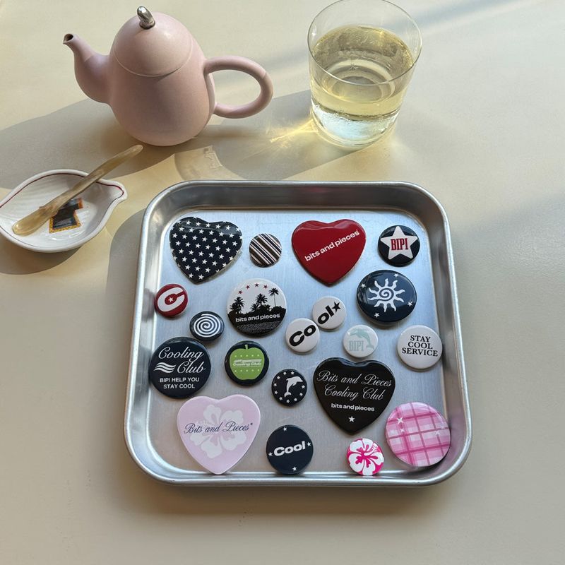 Cooling Club / pin button set 3. sparkle