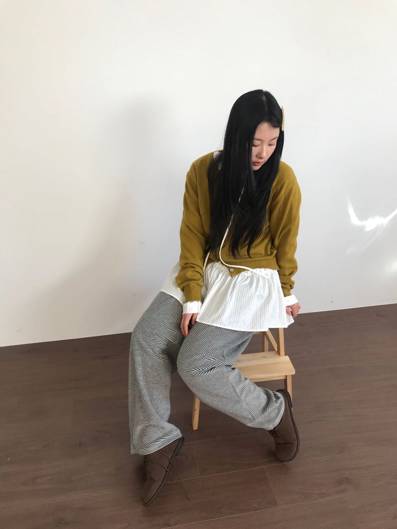 Tigre striped pants (3color)