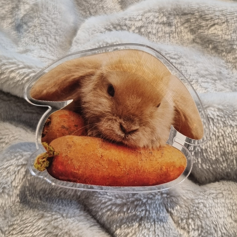 quattrocomma(クアトロコンマ)の「Carrot Baby Rabbit magsafe smart tok(Smartphone Accessories)」