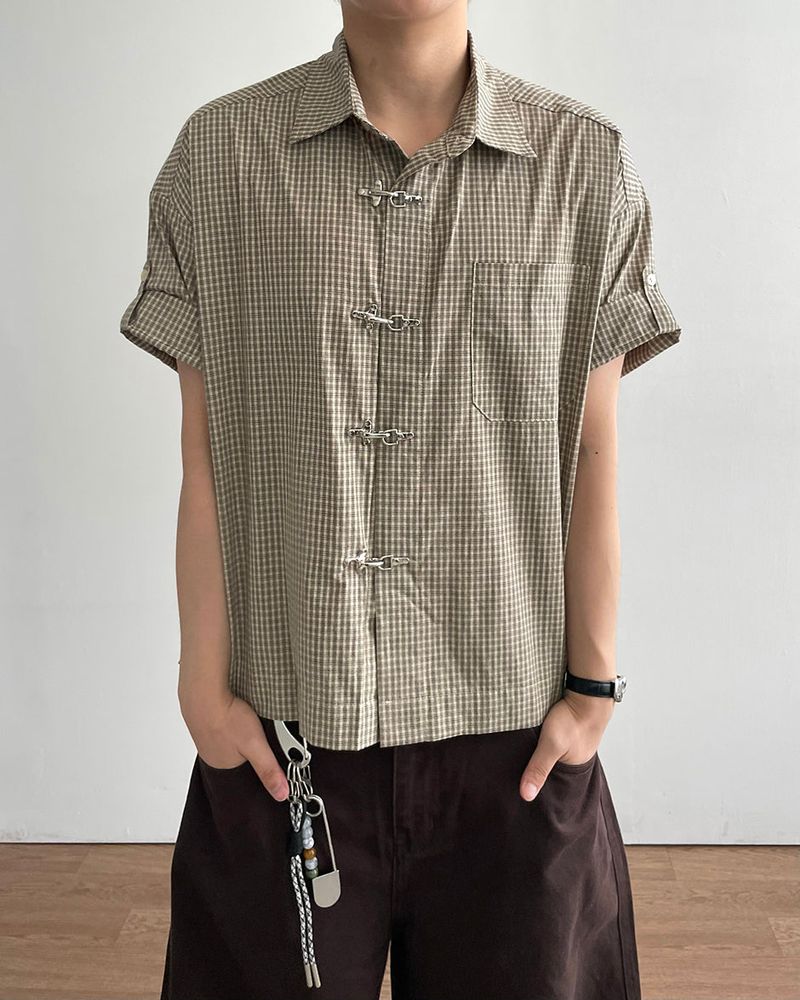 Buckcle Short Sleeve Shirt
