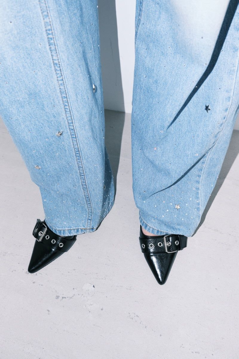 ss cubic pants (blue)