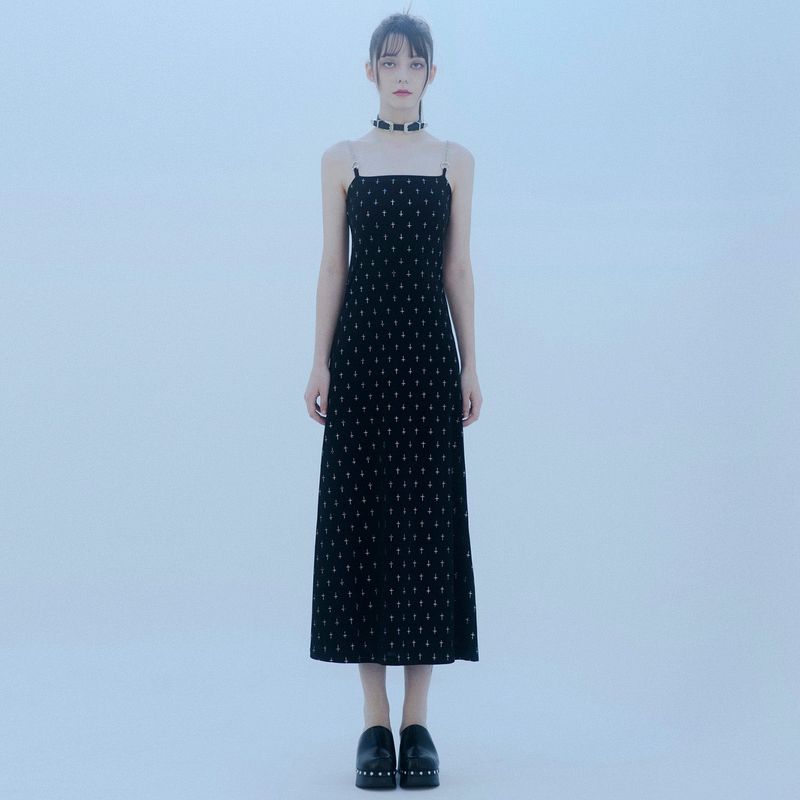 1 2 chain shoulder strap cross dress