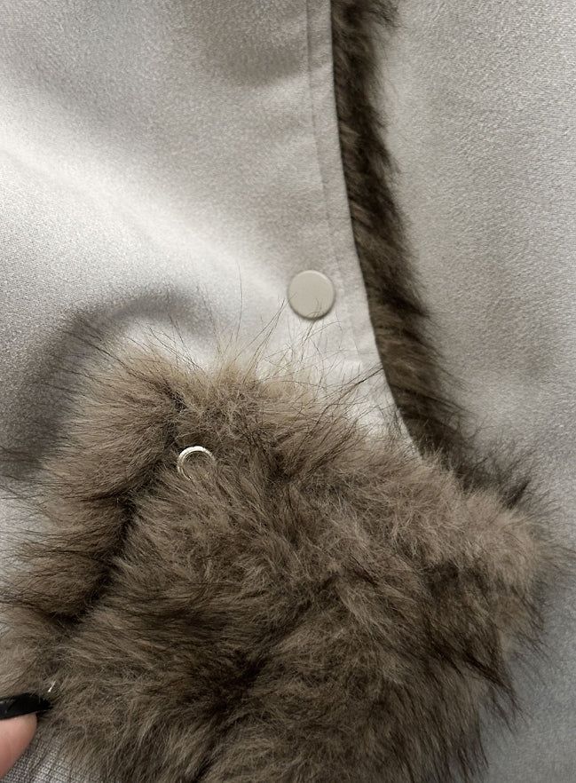 Recho Adjust Fur Suede Jacket