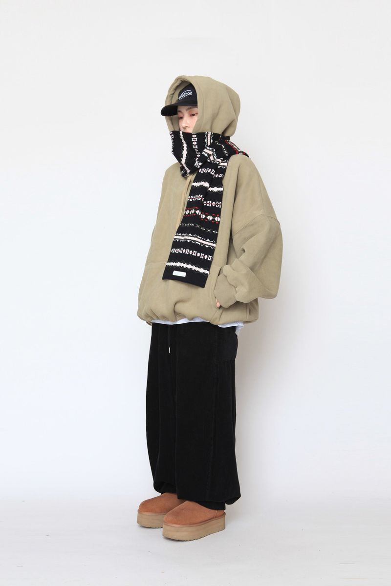 fleece-over hood