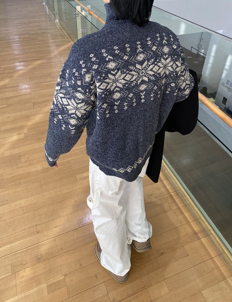 No.1000 P half zipper KNIT