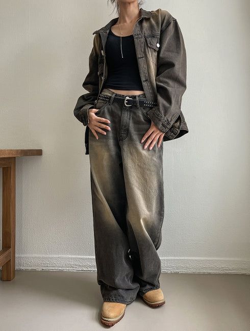 Betty Tin Beige Denim Tracker Jacket