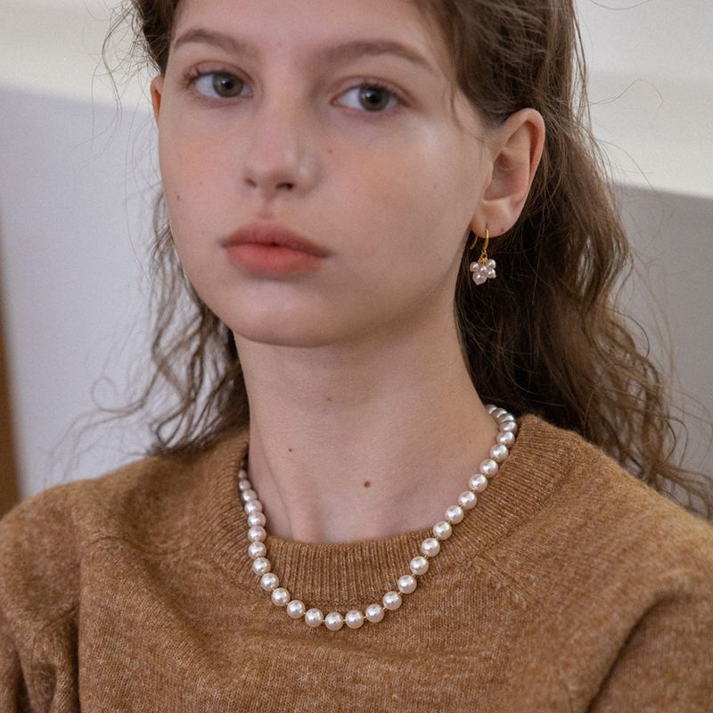 MerryMotive(メリーモチーブ)の「Voluminous white pearl necklace(Accessories)」