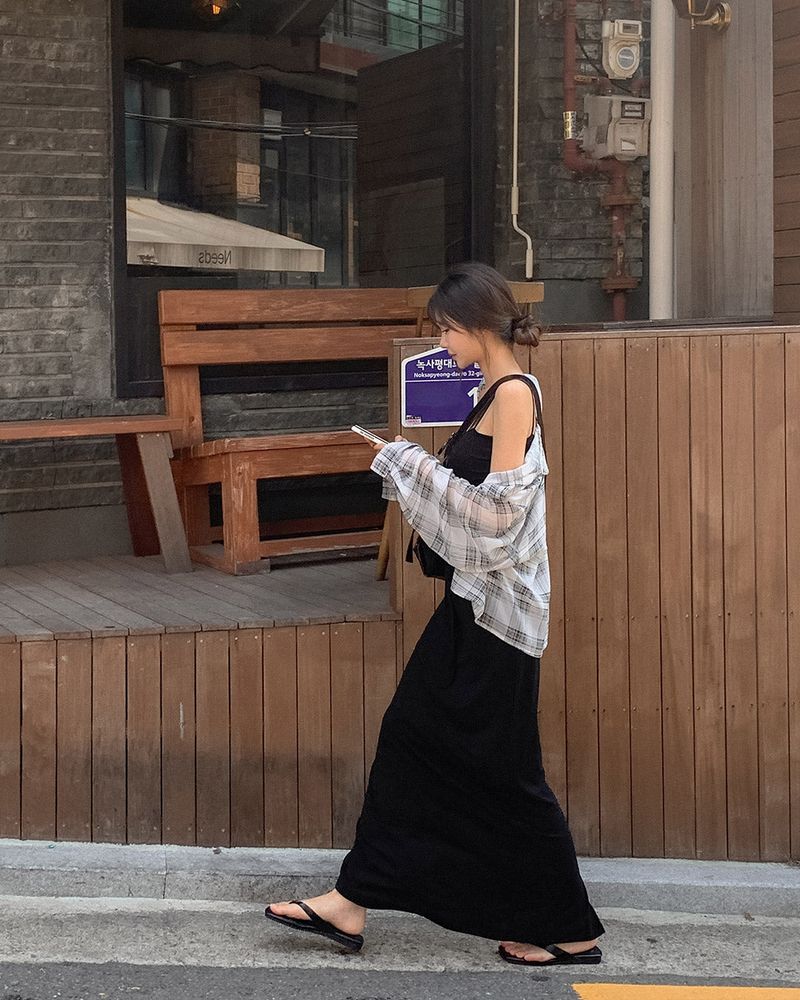 Ri-Lu Banded Long Skirt