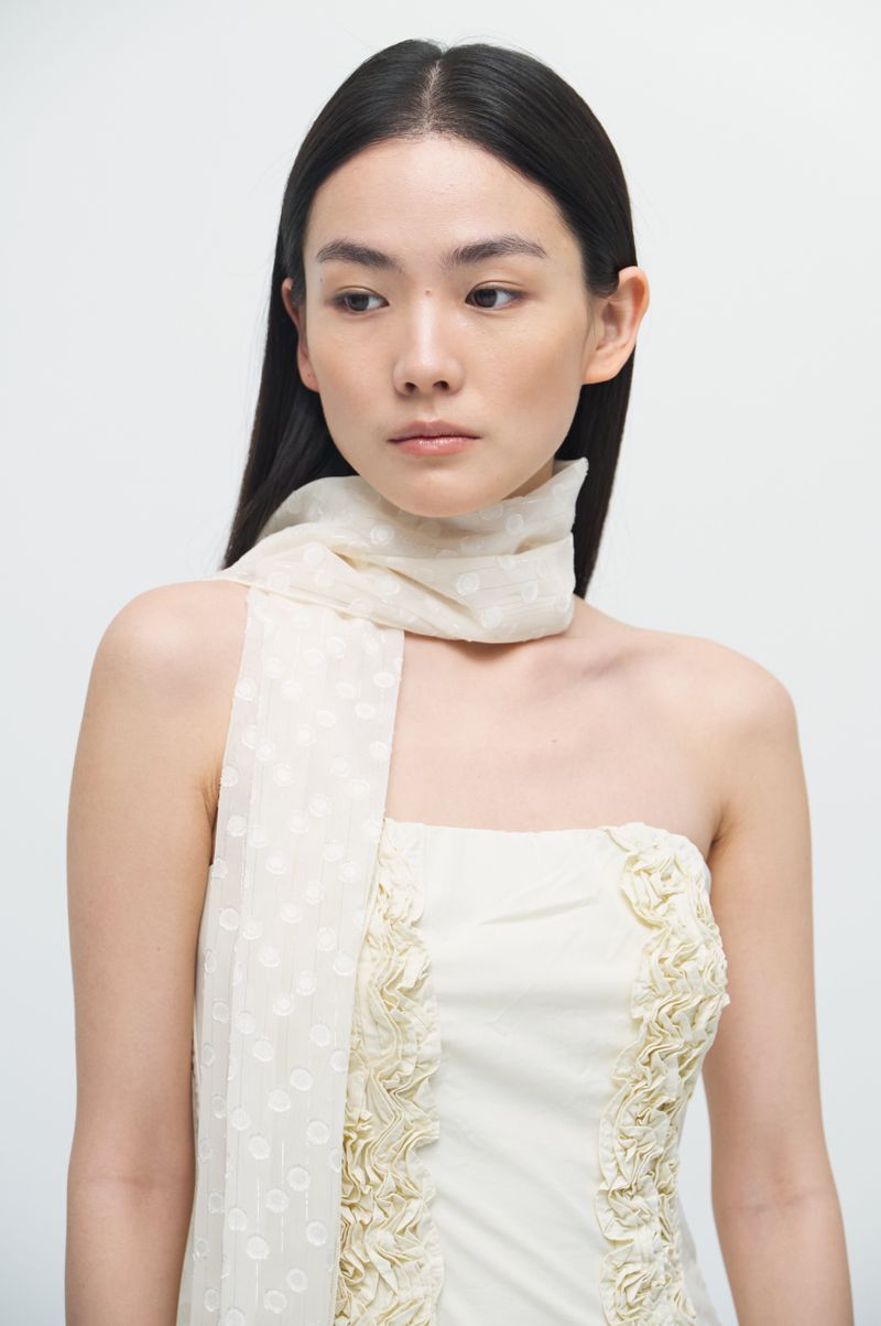 Mist Dot Scarf_2colors