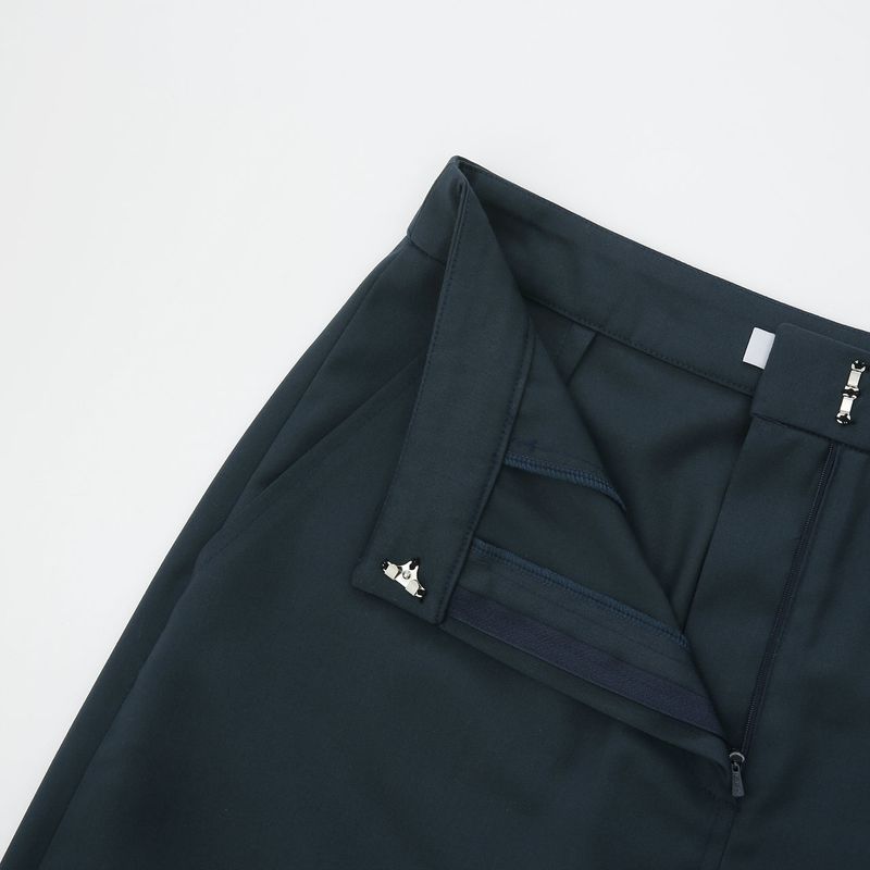 Front Slit Skirt Navy