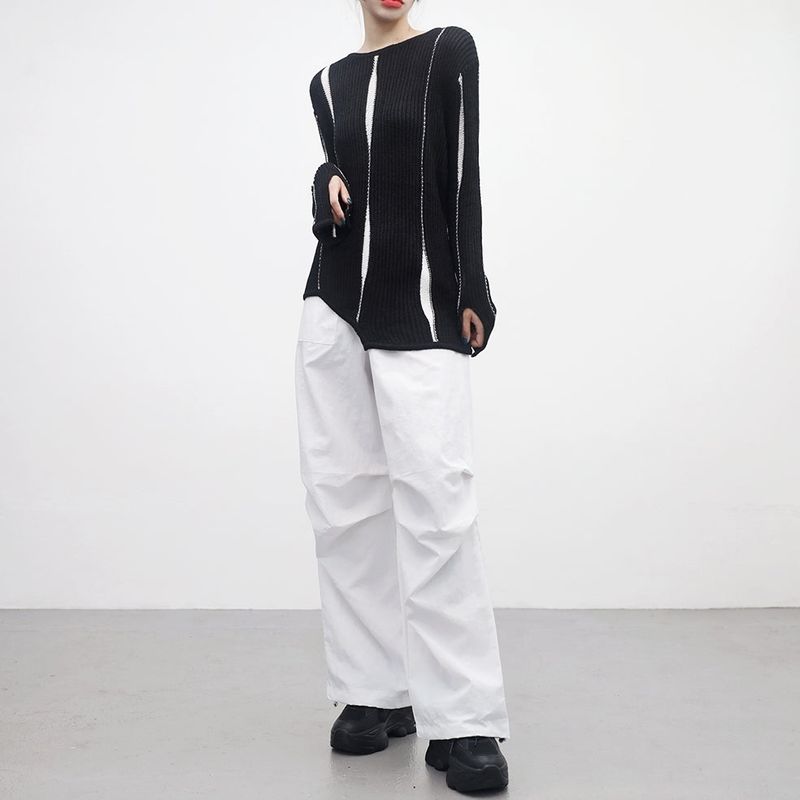 Rankle pintuck wide pants