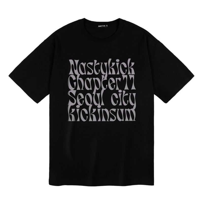 NASTYKICK（ナスティーキック）の「[NSTK] Kinsum Logo Tee (Black)_K22QB644（Tops）」
