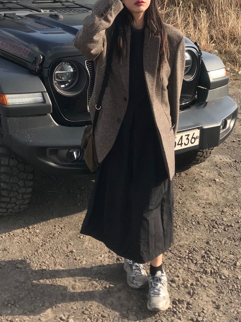 Tom check jacket