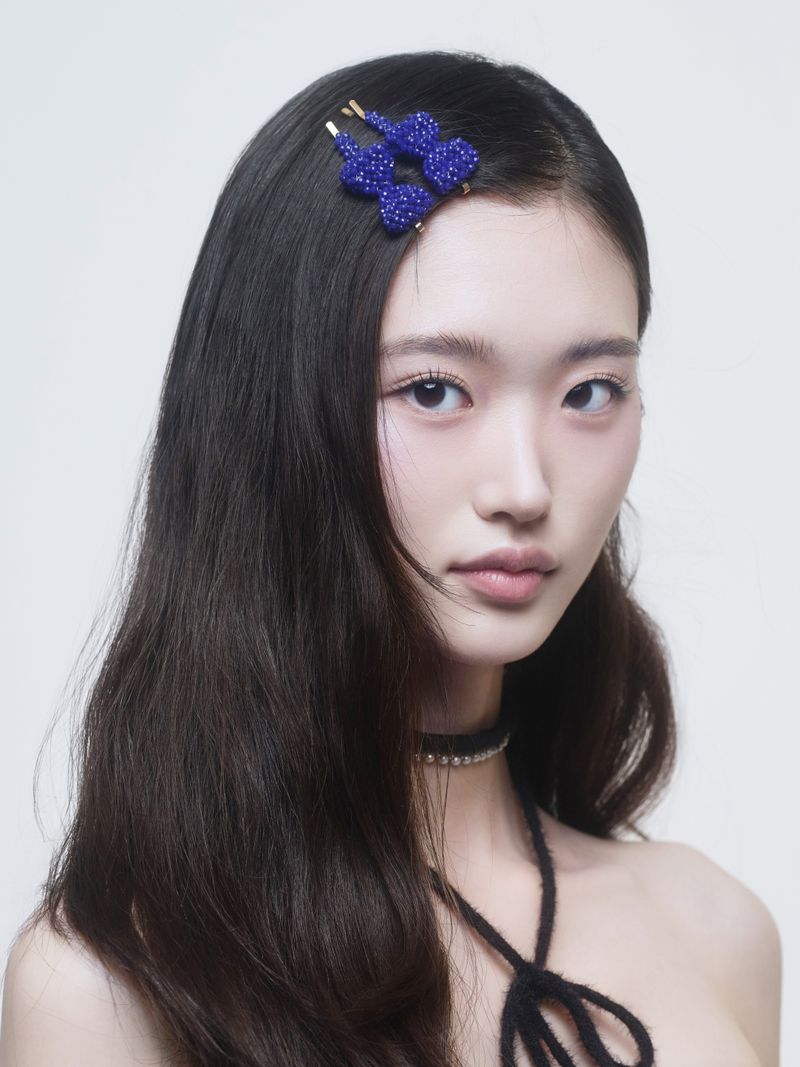 LOLLA(ローラ)の「Blueberry Bow (2pcs)(Hair Accessories)」