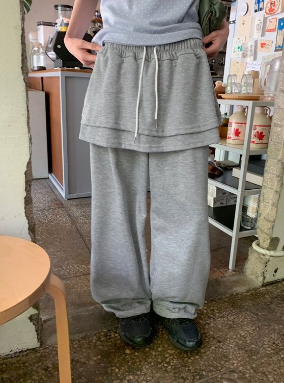 BAON（バオン）の「Jehin Wide Banding Skirt Pants（Pants）」