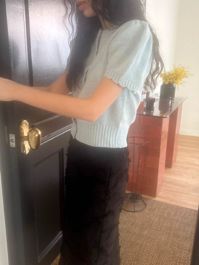 [MADE] Rendez Cashmere Puff Cardigan