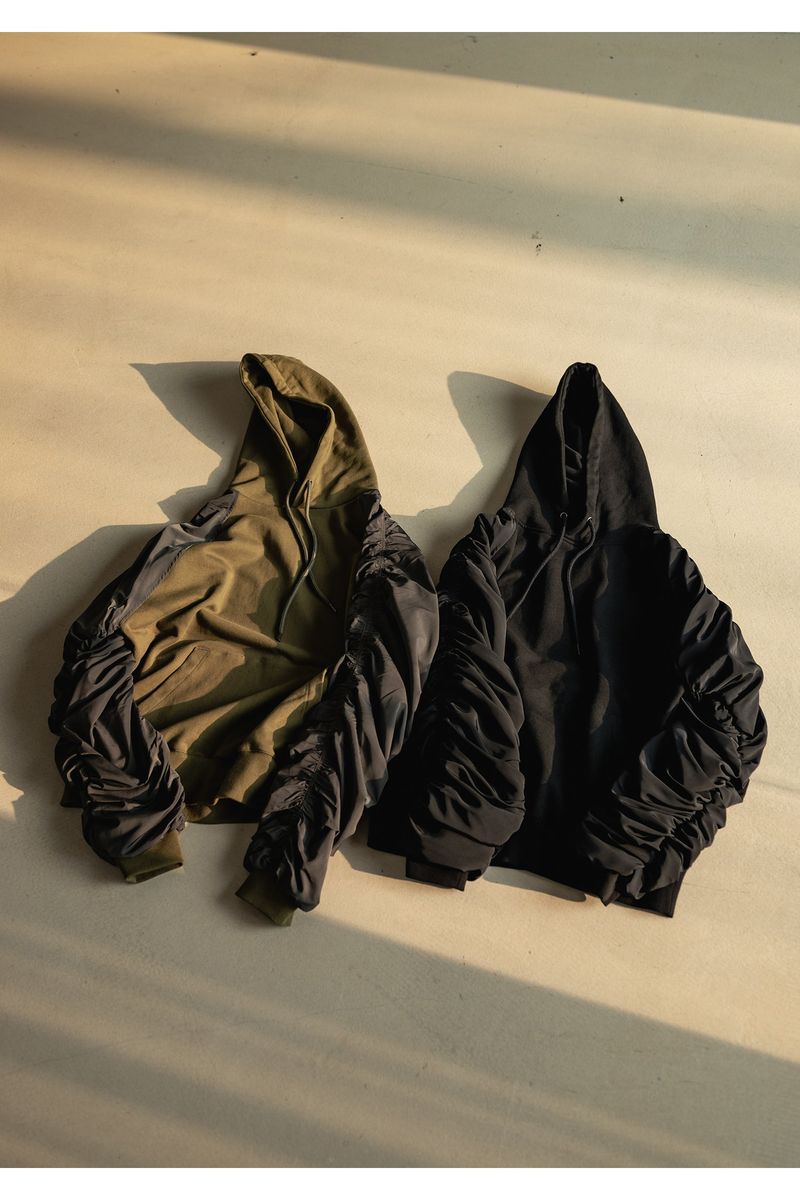 BELINE PUCKERING HOODIE MFHHD006-KK