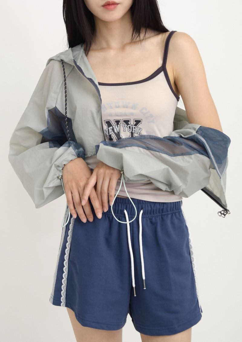 Side lace pants(3colors)